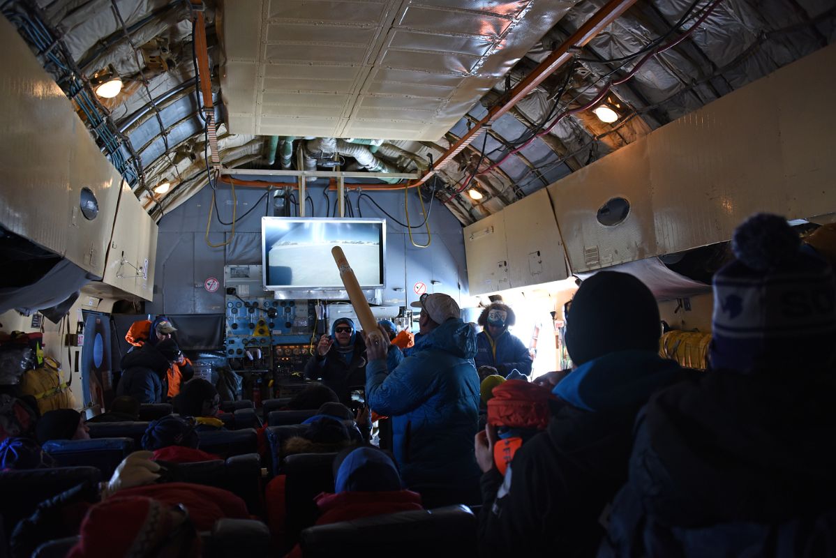 09C Getting Ready To Leave The Air Almaty Ilyushin Airplane At Union Glacier In Antarctica On The Way To Climb Mount Vinson